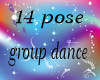 14 pose group dance