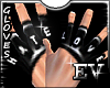 EV Love Hate Gloves Fem