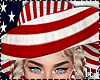 Stripes 4th July USA Hat