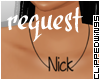 *CW Necklace !Nick
