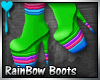 D~RainBow Boots: Green