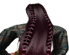 dark purple brads hair