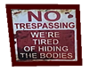 no trespassing