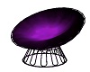 purple basket chair