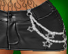 Chained Leather Skirt