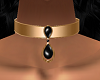 Onyx Brass Collar