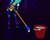 Glowing Mop and Bucket