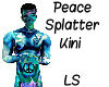 Peace Splatter Kini