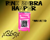 [B69]Pink Zebra Hamper