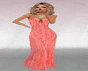 Pink Lace Evening Dress