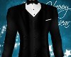 Vested Bow Tux Blk