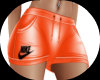 Orange Nikey Shorts