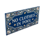 no clothes in pool