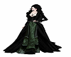 black green gown