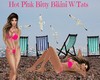 Hot Pink Bikini W/Tats
