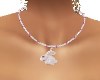 WHITE BUNNY NECKLACE