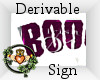 ~QI~ DRV Boo Sign
