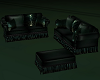 Z Dark Raven Sofa Set