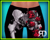 Bone with Roses Pant