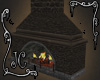 (JC) fireplace rustic