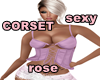 CORSET SEXY ROSE