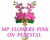 MP Flowers Pink Pedestal