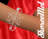 red snowflake bracelets