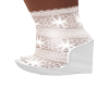 ZP-White Lace Wedge