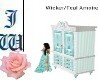 JW Wicker/Teal Amoire