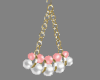 Pink royal earrings