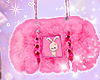 bunny fur bag ♥