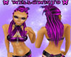 hair juri black purple