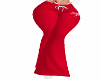 red flair pants