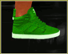 GREEN-WHITE SNEAKERS