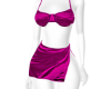 Pink Silk Mini Dress ML1