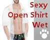 Sexy Open Shirt Wet