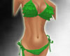 Green Ruffle Bikini