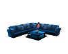 corner blue couch