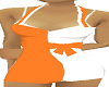 pinup swimwear orange