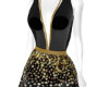 black and gold dress