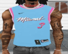 Miami Blue BBall Jersey