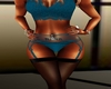 [KR] Lace Panty Teal