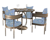 BLUE DINING TABLE