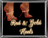 Red and Gold Heels