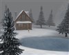 CABIN IN WINTER