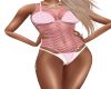 wht/.pink swim fishnet