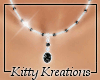 [KK]Drop Necklace BlkDia
