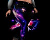 Neon Butterfly Pants F