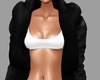BLACK FUR COAT