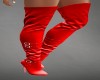 SM Long Red Boots